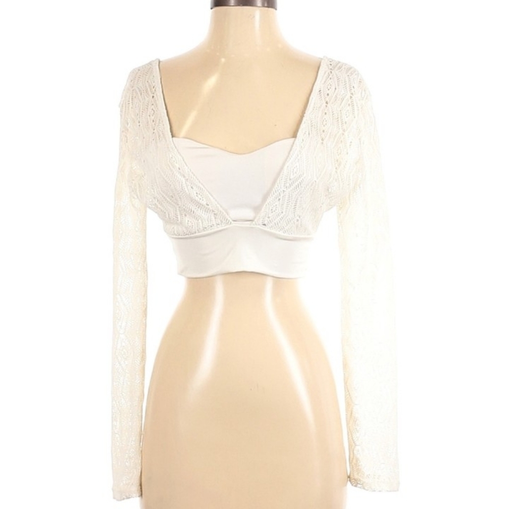 Lace crop top